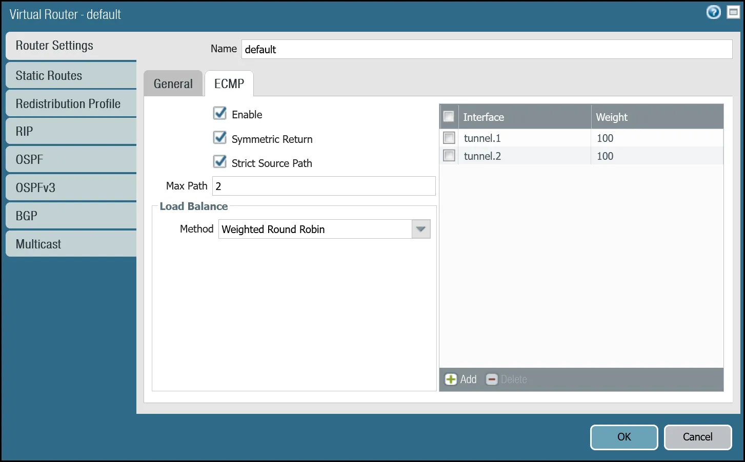すべてのチェックボックスが選択されていることを確認