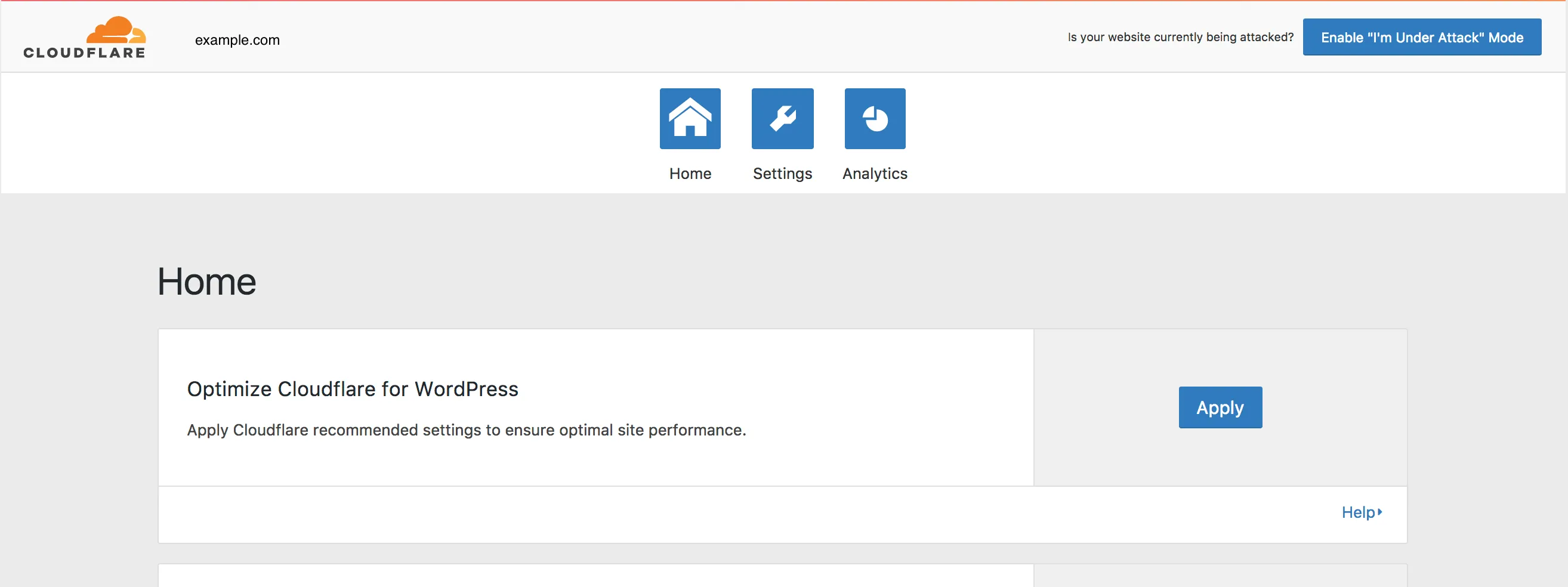 Cloudflareのワンクリック設定WordPressプラグイン。