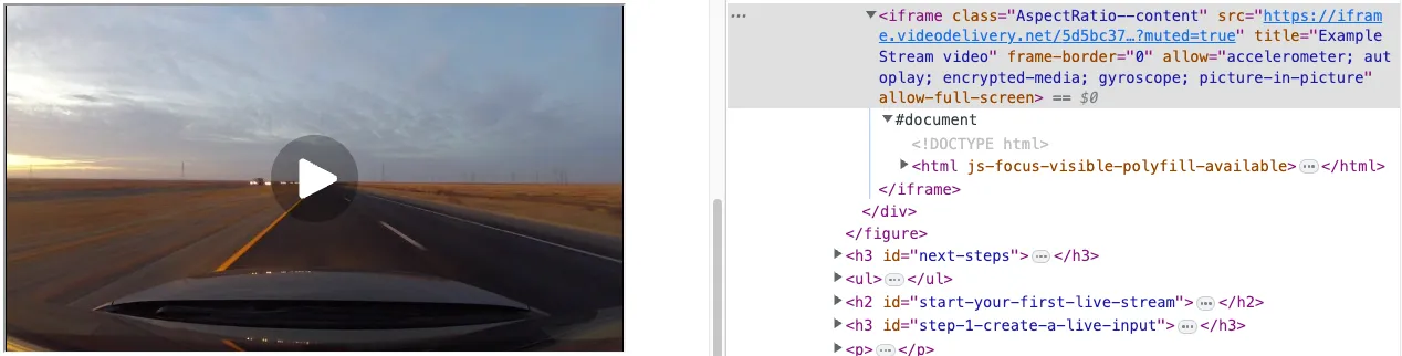 動画や画像のsrc属性にあるURLを探します