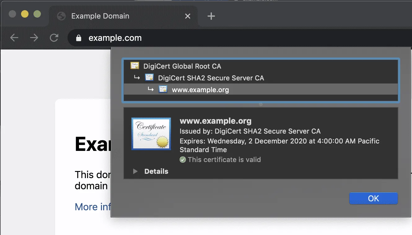 ウェブサイトがCloudflareルート証明書を提示していない