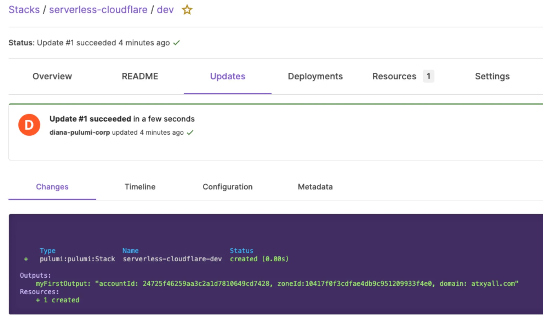Pulumi Cloudスタック alt_text
